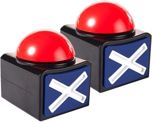 Buzzer Alarm Button with Sound  Light Trivia Quiz Game toys
