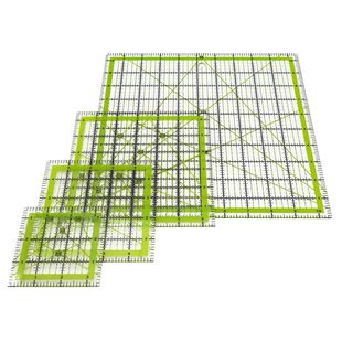 quilting ruler Sewing Ruler 4Piece Quilting Square Templates