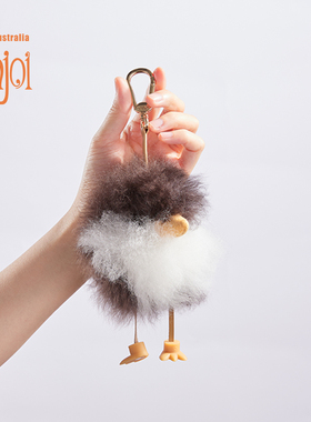 INJOI企鹅挂件羊驼毛配饰柔软包挂车挂情侣闺蜜儿童生日新年礼物