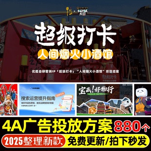 2025新品4A广告媒介投放策略公关媒体传播品牌推广PPT营销策划案