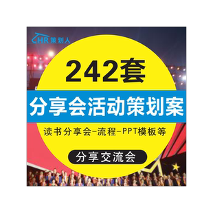 高考创业考研学习经验读书心得交流分享会活动方案策划书PPT模板