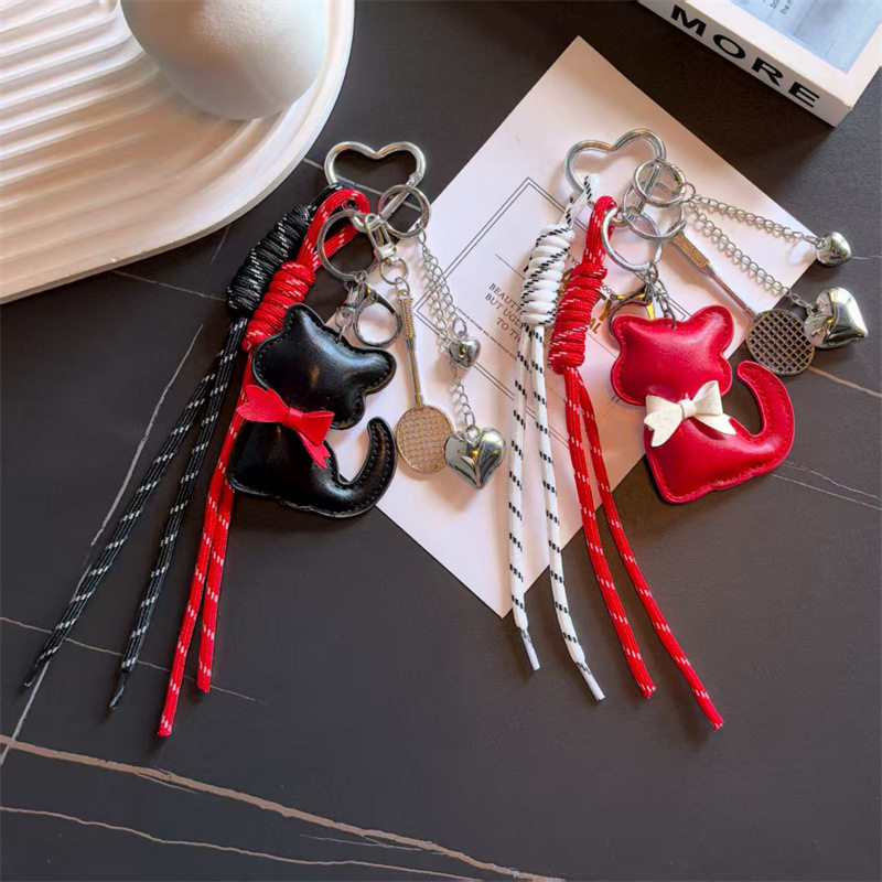 2026新创意皮革猫咪编织绳