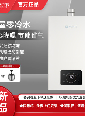 NORITZ/能率GQ-16E5FEXQ室内家用智能恒温16升零冷水燃气热水器