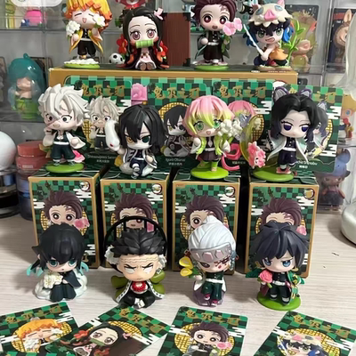 鬼灭之刃诞生花盲盒炭治郎祢豆子善逸甘露寺手办周边模型摆件礼物