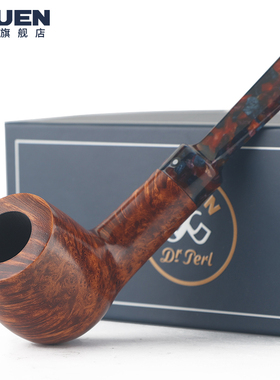 华云Vauen德国进口石楠木烟斗Harlekin系列HK111光面直斗