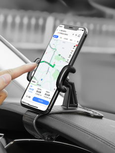 固定支撑架 车载手机架导航不低头直视手机支架仪表台方向盘前安装