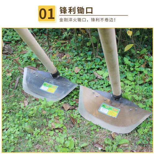 锄头铲草锄头翻土种菜锄头除草神器锄头工地灰扒子农用园艺工具