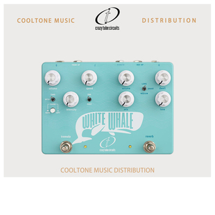 希腊产 真弹簧混响White Whale V2 Crazy Tube Circuits