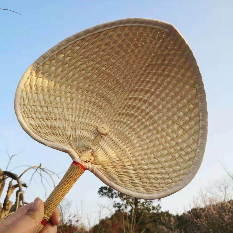 家用老式稻草扇婴儿扇手工编织大香蒲扇夏季香蕉小向日葵扇婴儿扇