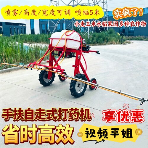 自走式打药机汽油柴油喷药机家用