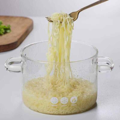 现货高硼硅玻璃泡面锅辅食煲汤炖煮锅加厚耐热大容量透明双耳汤锅