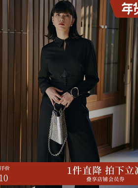 AMERI秋冬UNDRESSED系列高腰气质显瘦显高简约连体裤02120560510