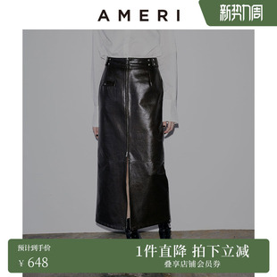 定制皮质感纹理时尚 下装 半裙01320921020 新款 AMERI冬季