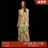 连衣裙0125104910880 2025春夏朦胧风景长款 ins博主同款 AMERI