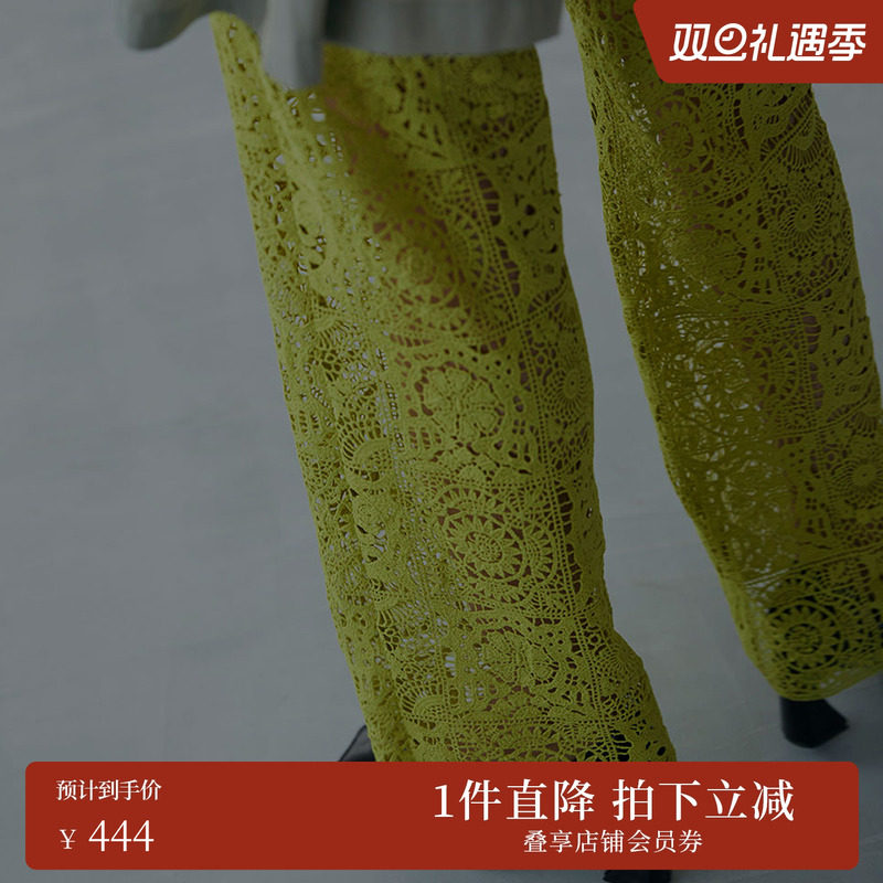 自然腰AMERI休闲喇叭裤