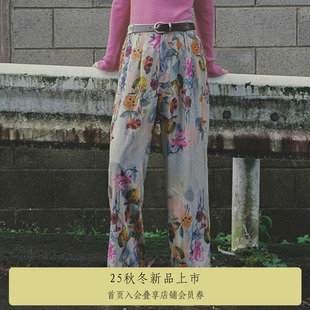 25冬UND系列提花印花休闲裤 AMERI 0225208660830 ins博主同款