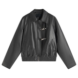 现货短款皮衣外套1019-P135-K188，女装皮衣，HH服饰