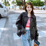 现货短款皮衣外套1019-P135-K188，女装皮衣，HH服饰