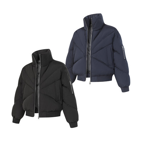 AU8OFCLUB 美式解构加厚立领面包服棉衣男女冬季复古情侣保暖棉服