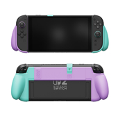 浅绿 Co.任天堂Switch2握把保护壳 Skull 配件骷髅skullco雾鸦Savage Raven浅紫 特别版