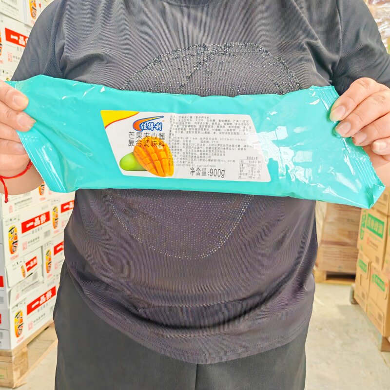 佳得利芒果夹心酱商用900g烘焙甜品面包吐司蛋糕麻薯抹茶夹心馅料