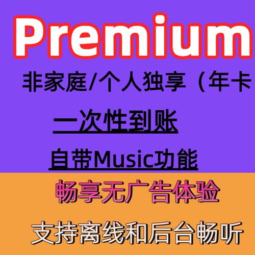 premium会员个人独享整年