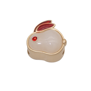 沙金配饰手链diy配件吊坠玉兔手链串珠子小配饰手工编织配珠手绳