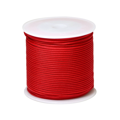 Плетеный браслет из красной нити, плетеное ожерелье ручной работы, подвеска, кольцо, связать своими руками