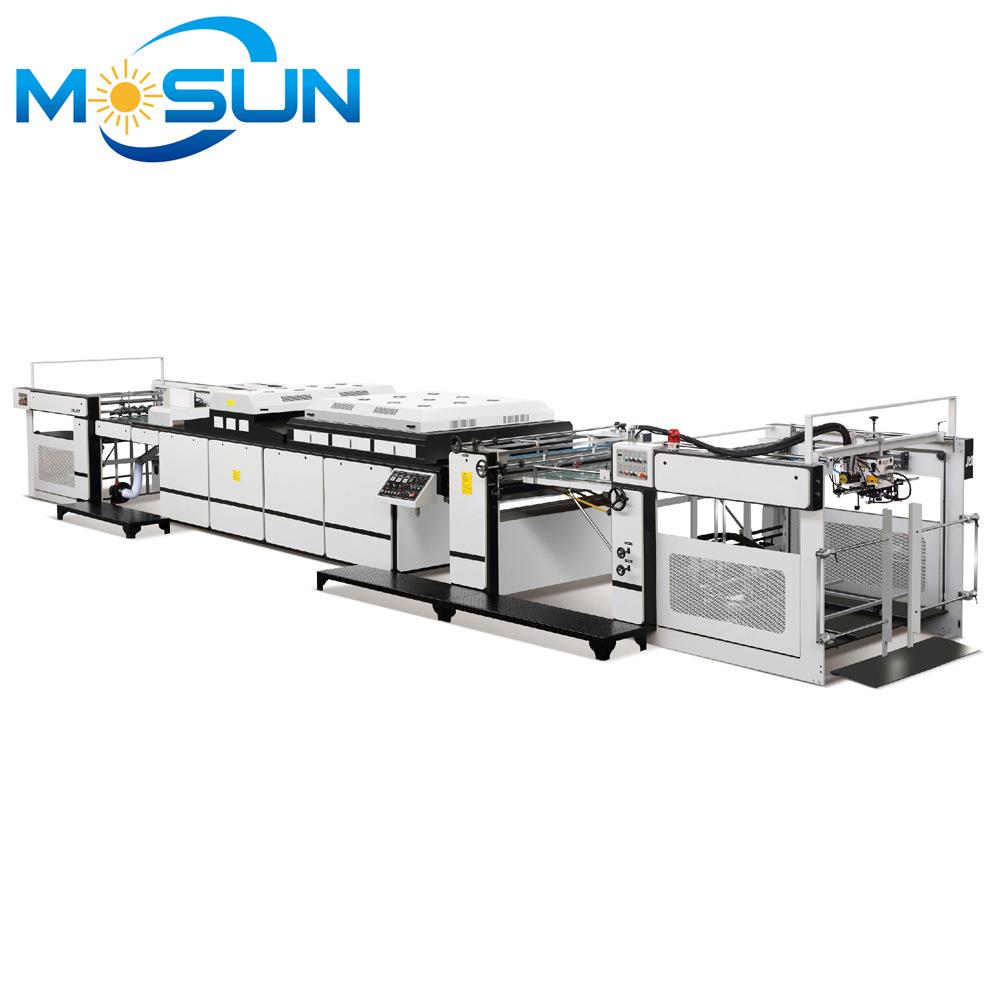 全自动厚纸上光过油机250gUV扑克牌照片红外紫外两用上光机热卖