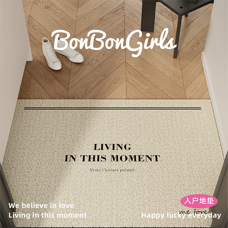 法式简约地垫入户可定制地毯脚垫