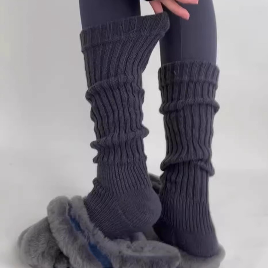 呜~太爱这个灰色半包袜套了！