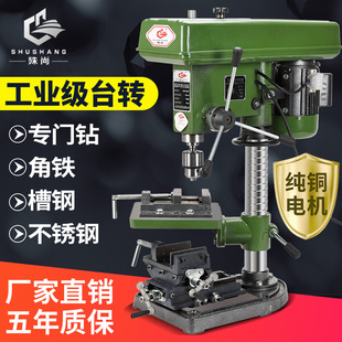 殊尚台钻工业级钻床家用16MM20MM小型多功能钻攻两用大功率重型铣