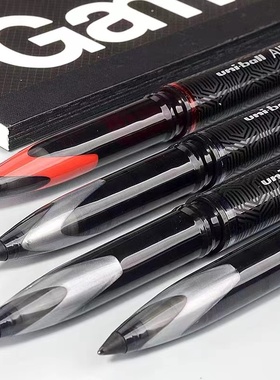 日本uni三菱中性笔UBA188黑科技AIR练字黑色自由控墨直液式签字笔