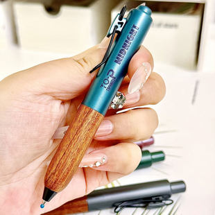 TANOOCI塔诺塞四季树暗夜限定檀木口袋小胖笔低重心按动笔0.5送礼