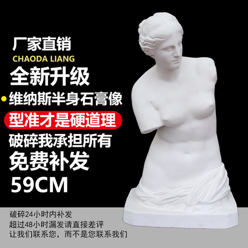 维纳斯半身像石膏像头像雕塑石膏画室装饰雕塑素描维纳斯写生专用 - 封面