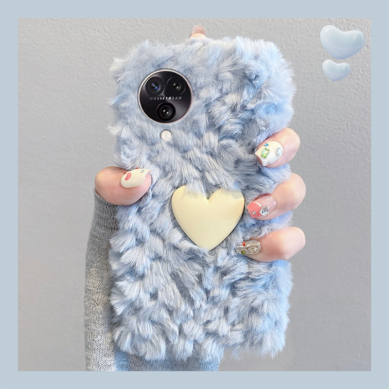 立体毛绒绒oppo手机壳日韩