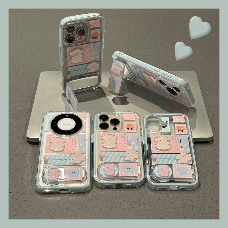 便签格子兔子适用vivos30手机壳s20立体s19镜子s18pro支架s17t卡通s16呆萌s15镜面s12可爱s10por硅胶t1软vivo