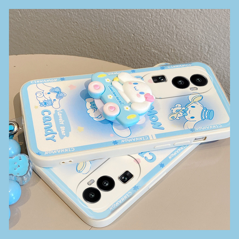 手机壳汽车玉桂狗卡通可爱超萌女带支架