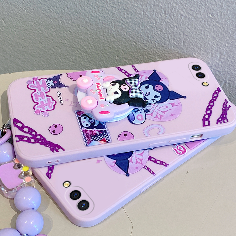 手机壳少女心汽车库洛米卡通可爱带支架