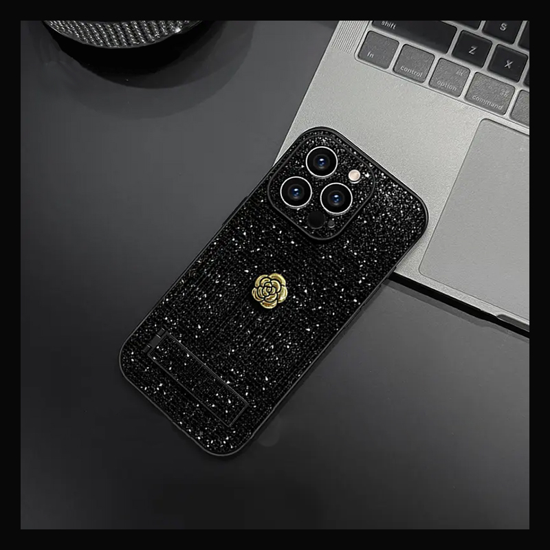 ins风亮片山茶花适用vivos30promini手机壳s20pro立体s19支架s18e挂链s17t闪片s16s15新款s12s10软s9/t1/vivo