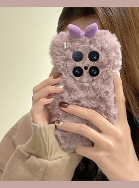 紫色蝴蝶结适用vivox200promini手机壳x100s立体x100i简约100ultra毛绒绒x90s小众x80新款x70t硅胶x60日韩x50