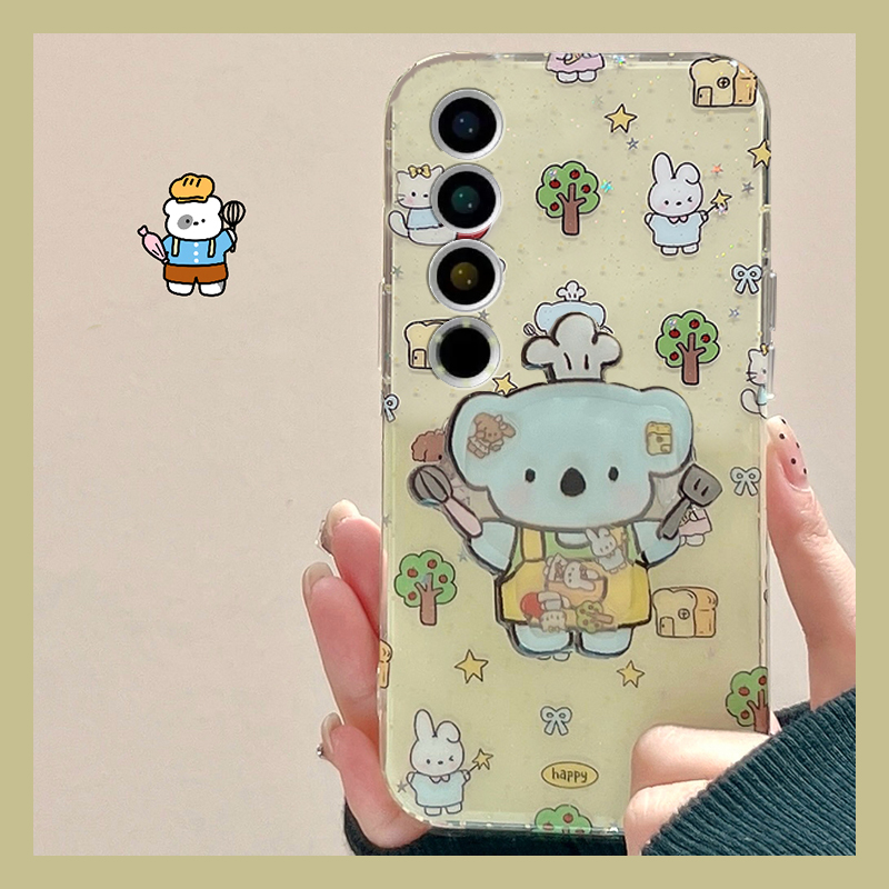 厨师考拉适用魅族note16手机壳21pro立体20摇摇乐18por支架18x呆萌7卡通16spro/16t/16x16thplus/meizu新款软