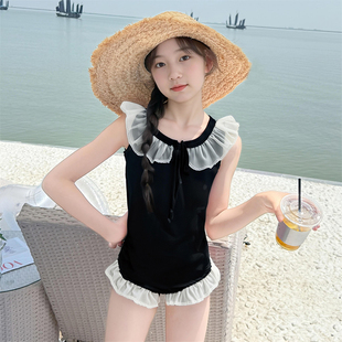 潮服夏款 夏新精致潮童穿搭甜美衣服高級感韓版 泳衣女童2025新款