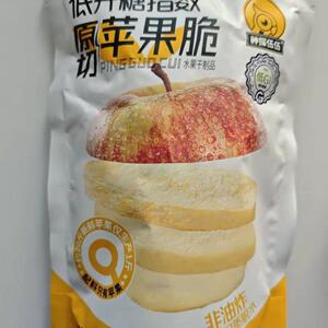 神探伍伍苹果脆片原切冻干苹果孕妇儿童老人低gi苹果干片零食脆片
