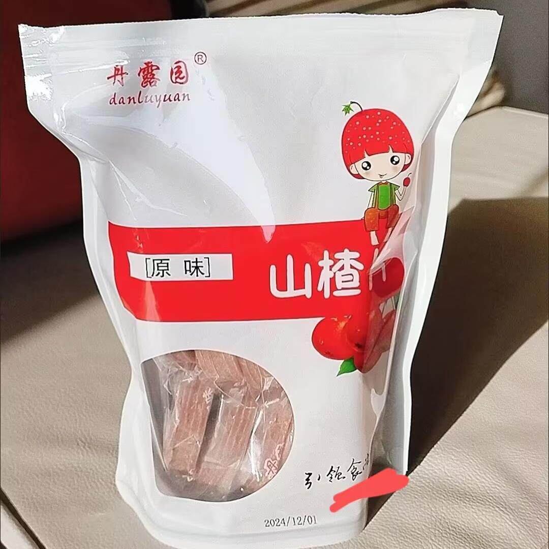 丹露园山楂片独立包装新鲜山楂饼果丹皮卷条干片开胃山楂糕散整箱