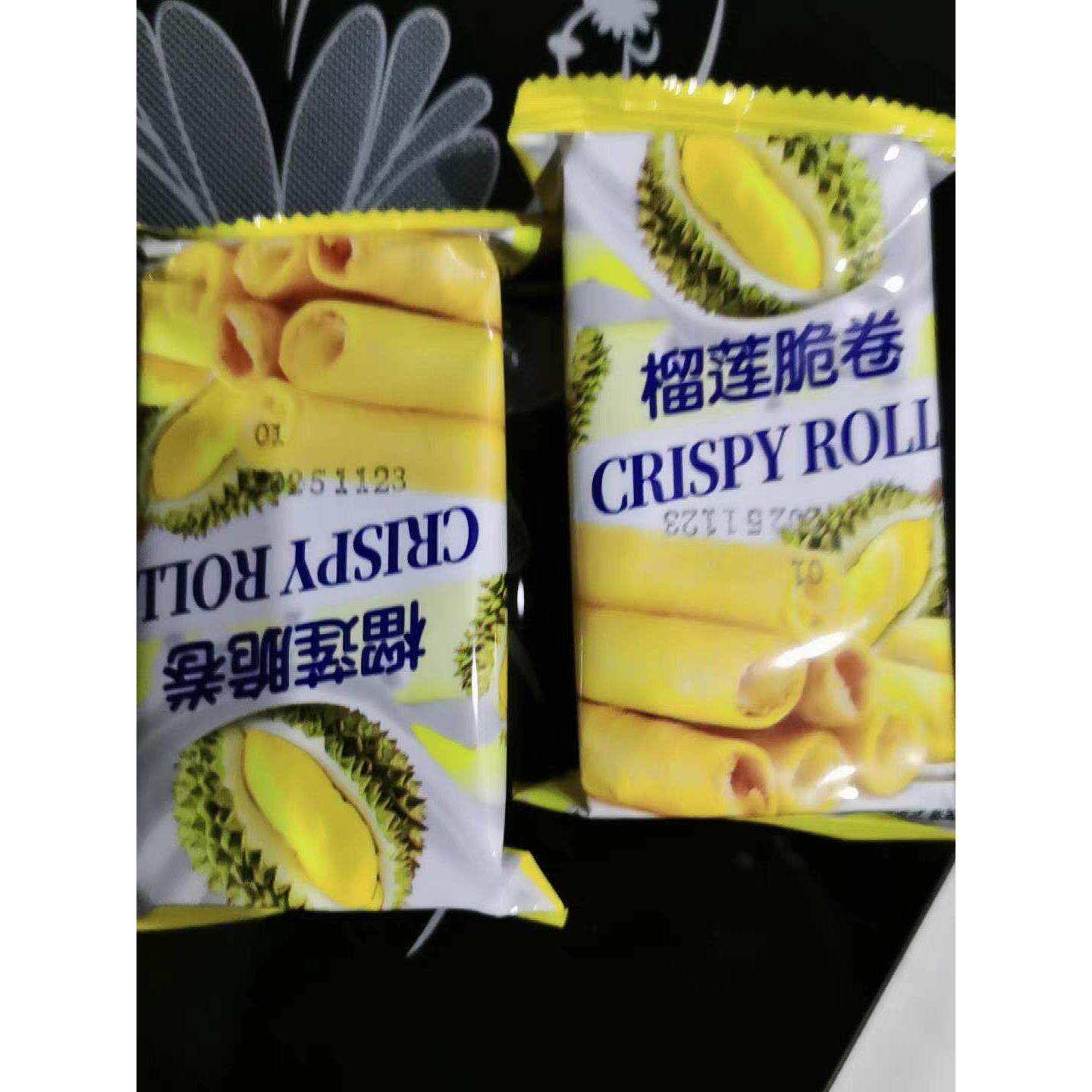 榴莲脆卷整箱夹心蛋卷饼干早餐办公室吃货散装小零食休闲小吃