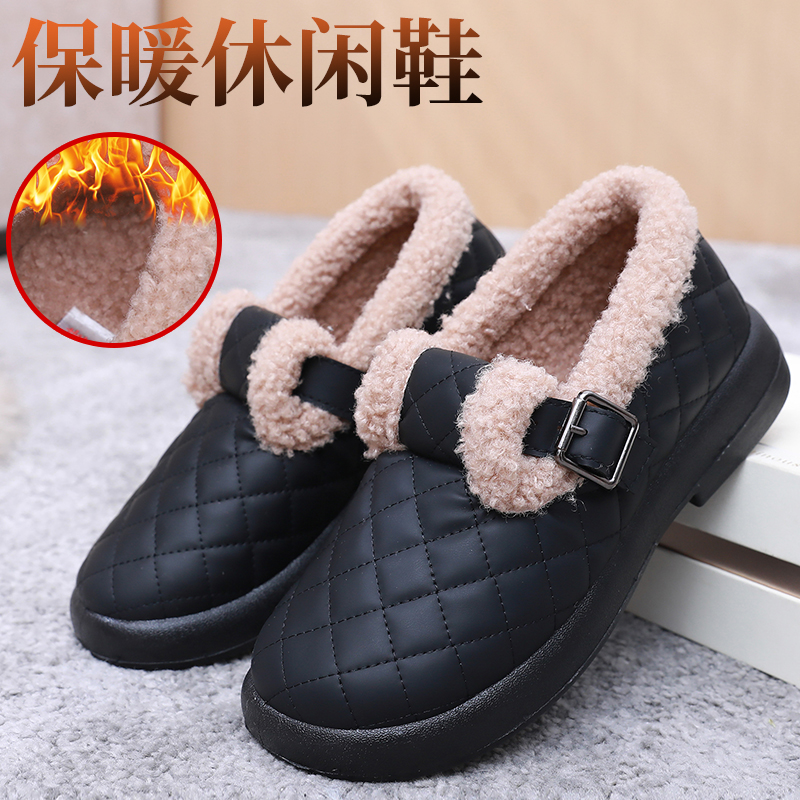 万和泰面包厚底雪地靴秋冬款