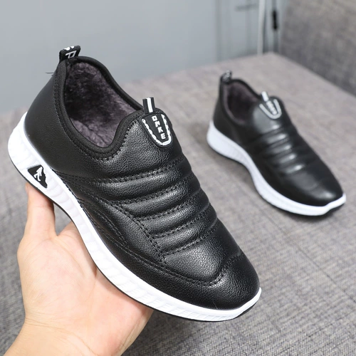 Слипоны, обувь, удерживающие тепло туфли, нескользящие сапоги для матери, для среднего возраста