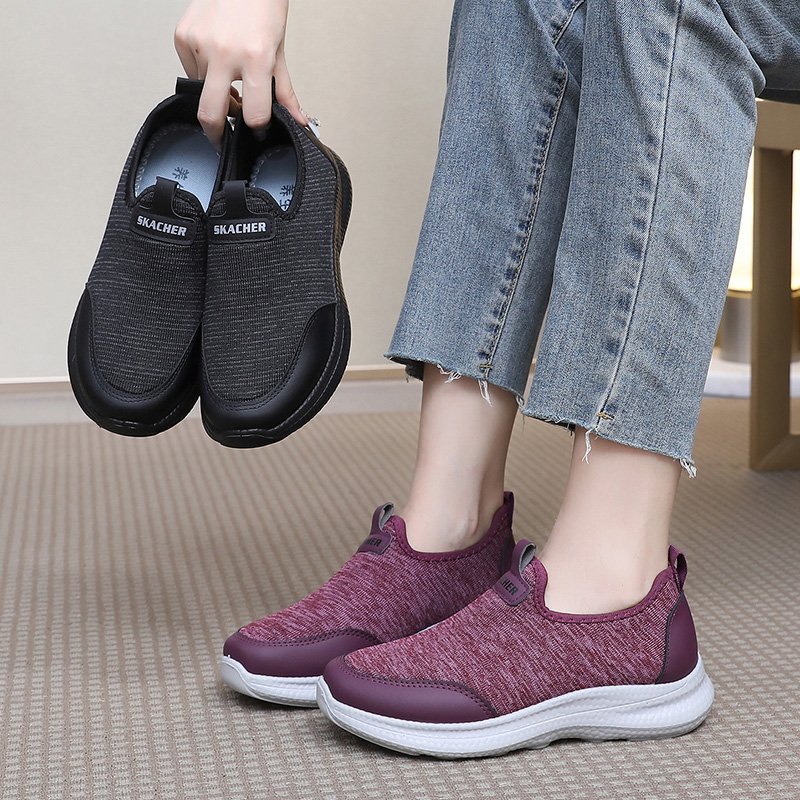 健步鞋老人鞋女鞋运动鞋不累脚