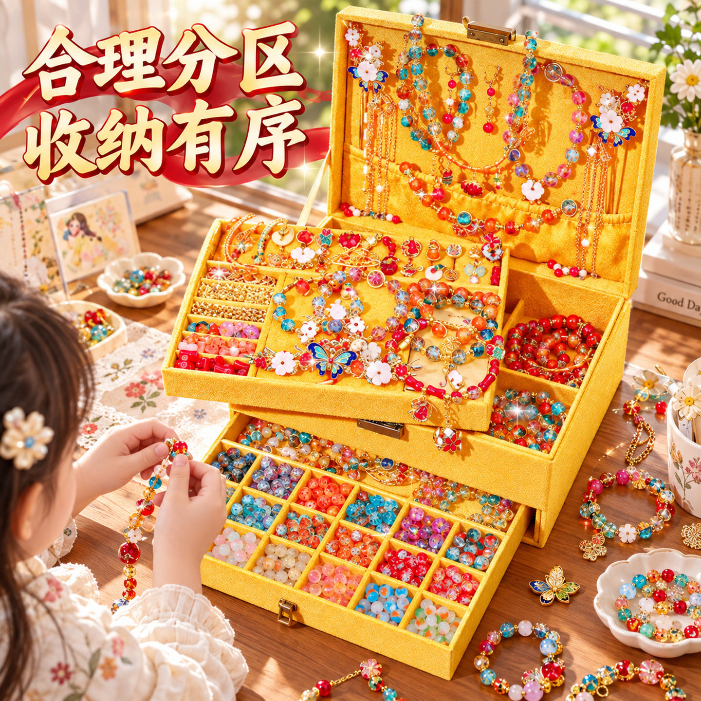 儿童古风琉璃串珠【敦煌飞天】